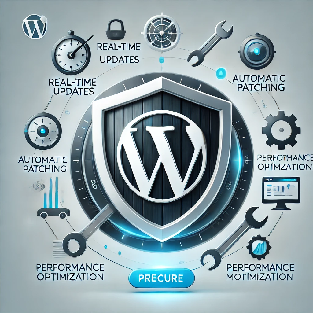 dall·e 2024 07 22 02.32.14 a sleek, modern illustration of a secure wordpress website. the image includes a strong, protective shield in front of the wordpress logo, symbolizing dall·e 2024 07 22 02.32.14 a sleek, modern illustration of a secure wordpress website. the image includes a strong, protective shield in front of the wordpress logo, symbolizing