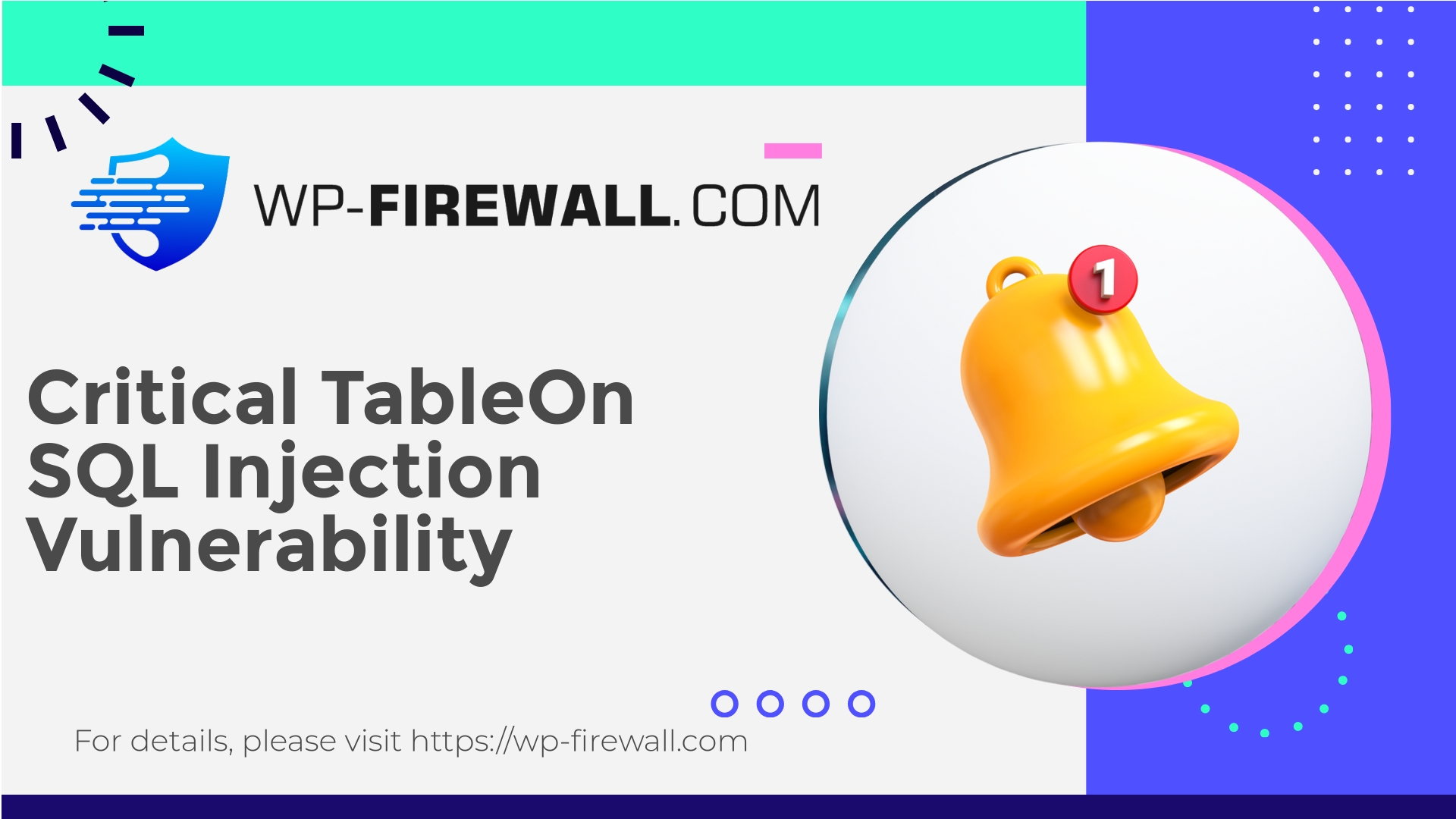 TableOn SQL Injection Vulnerability